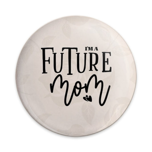 Future Mom Pinback Button, Expecting Mom Gift, New Mom Gift, Pregnancy Announcement Pin, Baby Shower Favor, Mom To Be Pinback Button - Tawshia