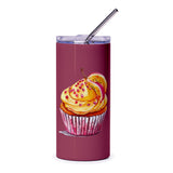 Cupcake Tumbler, Food Tumbler, Dessert Tumbler, Cupcake Art, Cupcake Lover Gift, Cute Tumbler, Unique Tumbler, Tumbler with Straw - Tawshia