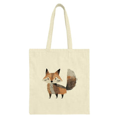 Cute Fox Tote Bag, Animal Lover Gift, Woodland Creature Design, Stylish Grocery Bag, Reusable Shopping Bag, Unique Present Idea - Tawshia
