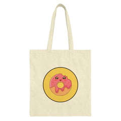 Cute Donut Tote Bag, Kawaii Food Art, Sweet Treat Design, Fun Graphic Bag, Everyday Tote, Stylish Carryall, Gift for Foodies - Tawshia