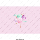 Balloons Tumbler, Pastel Colors Tumbler, Watercolor Balloons Tumbler, Celebration Tumbler, Gift Tumbler, Birthday Tumbler - Tawshia