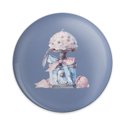 Watercolor Cake Pinback Button, Sweet Treat, Cute Design, Badge, Decorative Pin, Fashion Accessory, Gift Idea, Party Favor, Collectible - Tawshia