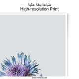 Thistle Flower Photographic Prints, Floral Wall Decor, Purple Blue Flower Prints, Botanical Photography, Nature Art Prints, Flower Art - Tawshia