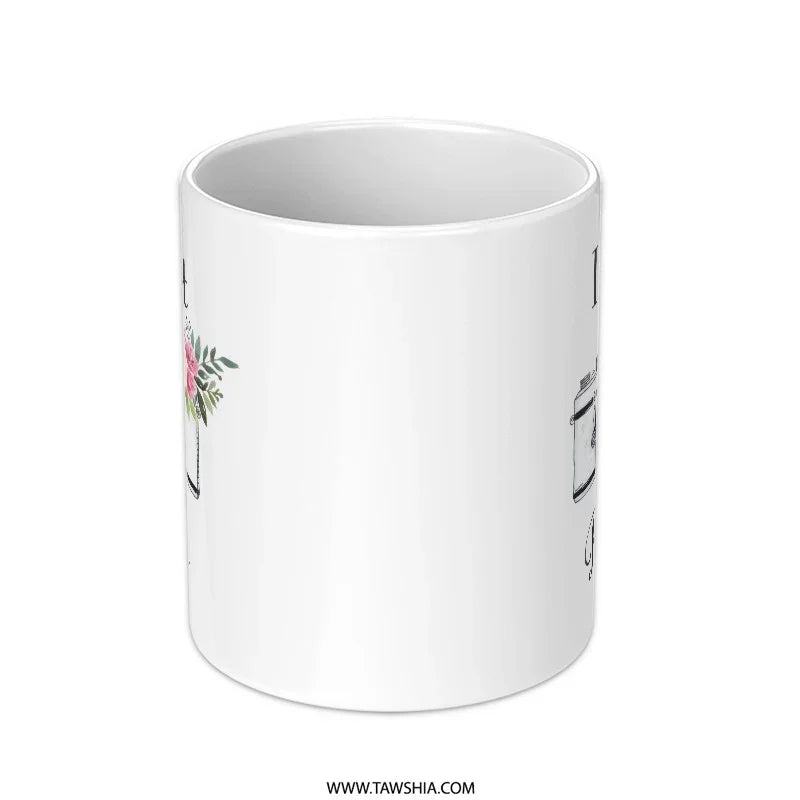 Photographer Mug, I Shoot People Mug, Camera Mug, Floral Mug, Photography Lover Gift, Funny Photographer Mug, Gift for Photographer - Tawshia