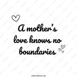 Mother's Love Tote Bag, Quote Tote Bag, Mom Gift Tote, Heart Tote, Everyday Tote Bag, Gift for Mom Tote, Love Quote Bag - Tawshia
