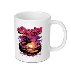 Chasing Sunsets Living Paradise Design Mug product type