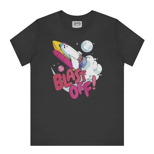 Blast Off Space Rocket Graphic T-Shirt product type