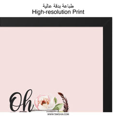 Oh Snap Wall Art, Camera Floral Print, Photography Gift, Home Decor, Trendy Wall Art, Cute Wall Art - Tawshia