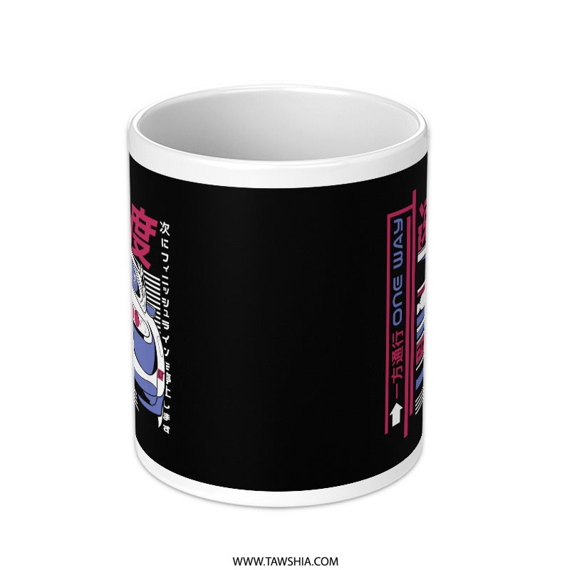 Eye-catching Anime Artwork on Black Background product