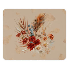 Floral MousePad, Botanical Computer Accessory, Elegant Desk Mat, Autumn Flowers Mouse Pad, Aesthetic Office Decor, Trending Gift Idea - Tawshia