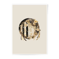 Floral Circle Photographic Prints, Abstract Flower Design, Unique Wall Art, Home Decor Prints, Modern Art Prints - Tawshia