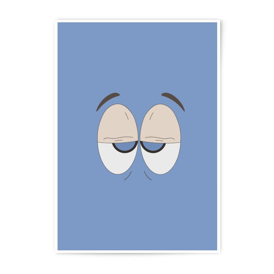Cartman Eyes Photographic Prints, South Park Art, Funny Cartoon Art, Cool TV Show Prints, Character Minimalist Wall Decor, Movie Poster Art - Tawshia