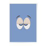 Cartman Eyes Photographic Prints, South Park Art, Funny Cartoon Art, Cool TV Show Prints, Character Minimalist Wall Decor, Movie Poster Art - Tawshia
