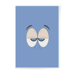 Cartman Eyes Photographic Prints, South Park Art, Funny Cartoon Art, Cool TV Show Prints, Character Minimalist Wall Decor, Movie Poster Art - Tawshia