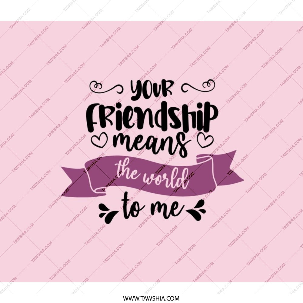 Friendship Backpack, Best Friends Gift, Cute Backpack, Friendship Means, World To Me Backpack, Friend Travel Backpack, Gift For Her - Tawshia