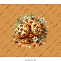 Cookie Backpack, Sweet Treat Design, Food Lover Backpack, Unique Backpack, Stylish Backpack, Everyday Backpack - Tawshia
