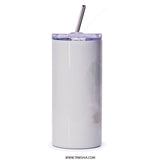 Floral Tumbler, Violet Pansy, Roses Tumbler, Elegant Flower, Gift for Her, Garden Lover Tumbler, Beautiful Tumbler, Floral Design - Tawshia