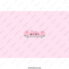 Roses Are A Girl's Best Friend Tumbler, Floral Tumbler, Pink Roses Tumbler, Rose Lover Gift, Gift for Her, Quote Tumbler, Cute Tumbler - Tawshia