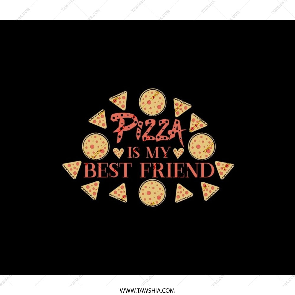 Pizza is My Best Friend Backpack, Foodie Backpack, Pizza Lover Gift, Funny Food Backpack, Novelty Backpack, Pizza Backpack for Students - Tawshia