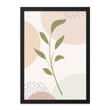 Botanical Wall Art, Abstract Leaves Print, Minimalist Art Print, Nature Inspired Artwork, Modern Home Decor, Elegant Wall Decor - Tawshia