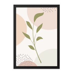 Botanical Wall Art, Abstract Leaves Print, Minimalist Art Print, Nature Inspired Artwork, Modern Home Decor, Elegant Wall Decor - Tawshia