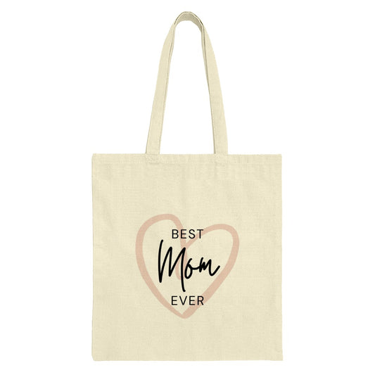 Best Mom Ever Tote Bag, Mothers Day Gift Bag, Everyday Tote, Mom Birthday Gift, Gift for Mom, Heart Tote, Shopping Bag, Cute Tote - Tawshia