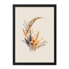 Boho Floral Wall Art, Botanical Print, Neutral Tone Art, Flower Bouquet Print, Farmhouse Wall Decor, Minimalist Art, Floral Home Decor - Tawshia