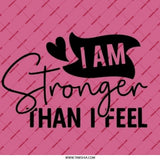 I Am Stronger Pinback Button, Motivational Badge, Pink Gift, Positive Affirmation, Inspirational Jewelry, Self Love, Support Button - Tawshia