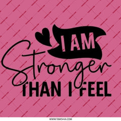 I Am Stronger Pinback Button, Motivational Badge, Pink Gift, Positive Affirmation, Inspirational Jewelry, Self Love, Support Button - Tawshia