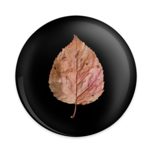 Autumn Leaf Pinback Button, Fall Foliage Badge, Botanical Button, Nature Lover Gift, Plant Pin, Unique Accessory, Backpack Button - Tawshia