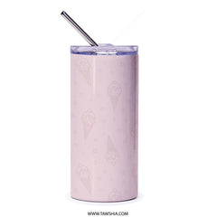 Lemon Cupcake Tumbler, Pink Dessert Tumbler, Cute Cupcake Design, Gift for Baker, Cupcake Lover, Unique Tumbler, Trendy Tumblers - Tawshia