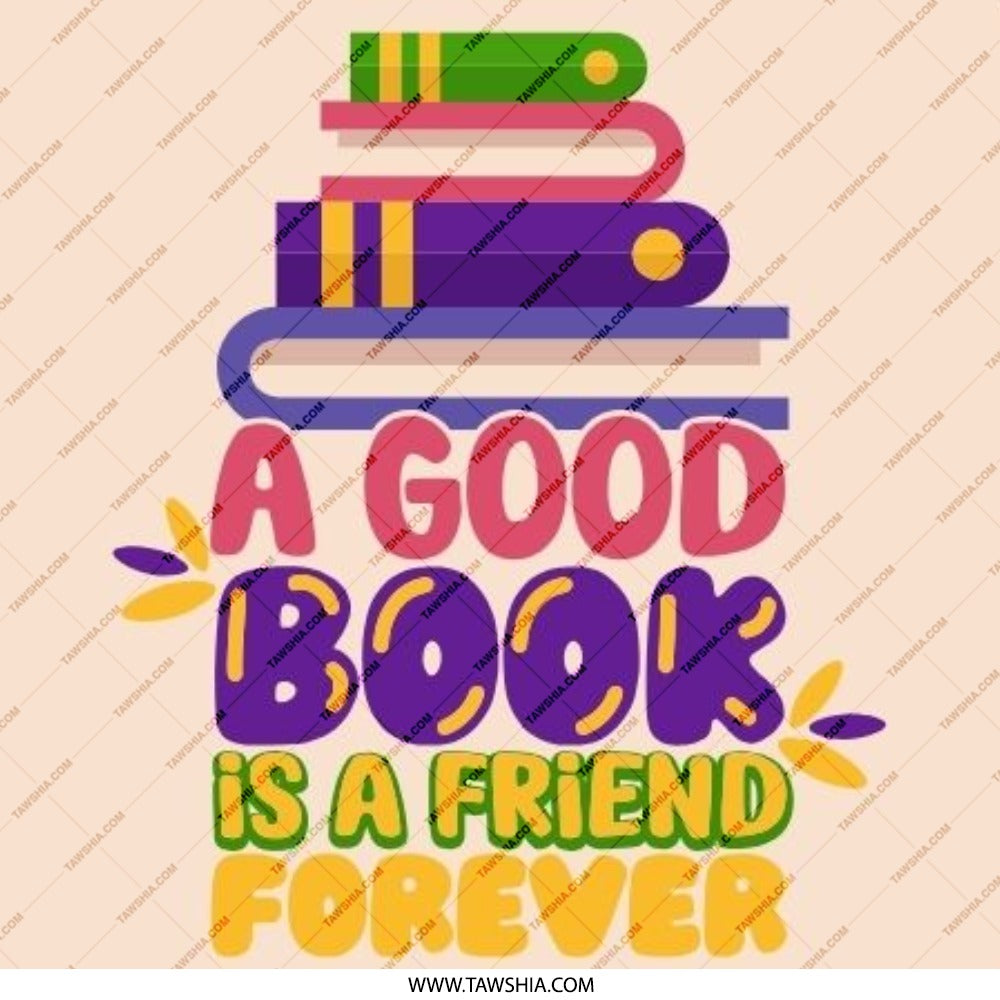 Book Lover Pinback Button, Good Book Friend Forever, Reading Gift, Librarian Button, Colorful Books, Literary Gift, Teacher Present - Tawshia