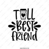 Best Friend Coffee Tote Bag, Gift for Bestie, Cute Friends, Coffee Lover, Friendship Gift, Trendy Tote, Everyday Bag, Present Idea - Tawshia