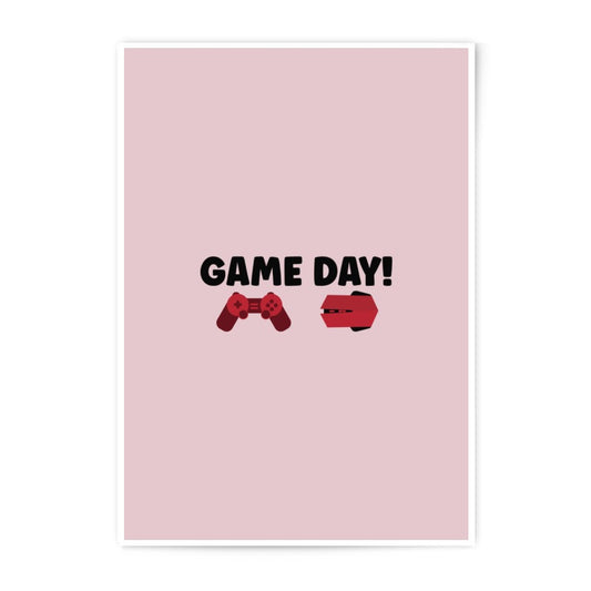 Game Day Photographic Prints, Gamer Room Decor, Video Game Art Print, Gaming Prints, Console Print, Modern Wall Art - Tawshia