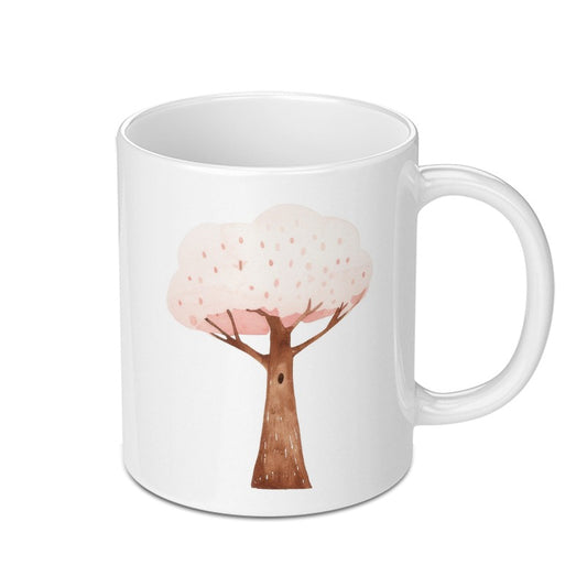 Tree of Life Mug, Nature Lover Gift, Inspirational Mug, Spring Blossom Cup, Artistic Coffee Mug, Unique Gift Idea, Positive Affirmations Mug - Tawshia