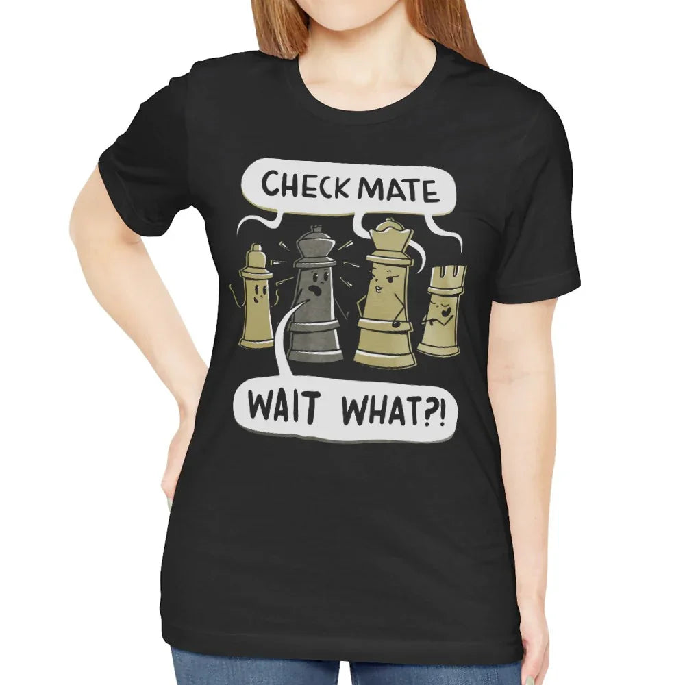 Check Mate Wait What Chess Pieces Graphic product Type