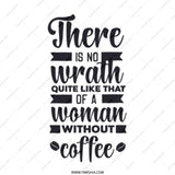 Coffee Tote Bag, Funny Woman Wrath Bag, Gift for Her, Sarcastic Humor, Coffee Lover Tote, Everyday Bag, Reusable Grocery Bag, Book Bag - Tawshia