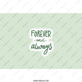 Forever and Always Tumbler, Wedding Gift Tumbler, Anniversary Tumbler, Couple Gift, Engagement Gift, Sentimental Gift, Love Tumbler - Tawshia