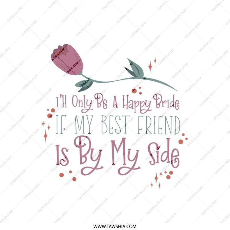 Bride Best Friend Pillow, Happy Bride Gift, Bridal Shower Pillow, Wedding Decor Pillow, Bridesmaid Gift Pillow - Tawshia