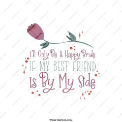 Bride Best Friend Pillow, Happy Bride Gift, Bridal Shower Pillow, Wedding Decor Pillow, Bridesmaid Gift Pillow - Tawshia