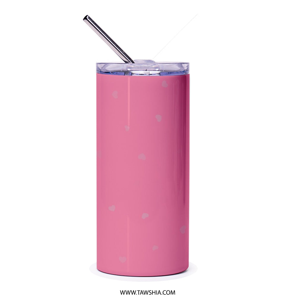 Pink Camera Tumbler, Cute Photo Tumbler, Photography Lover Gift, Fun Design, Travel Tumbler, Aesthetic Drinkware, Unique Tumbler, Gift for - Tawshia