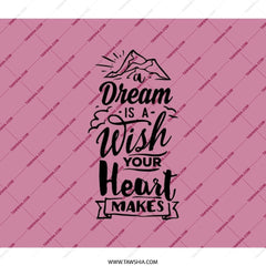 Dream Wish Heart Backpack, Inspirational Backpack, Motivation Gift, School BackPack, Travel BackPack, Everyday BackPack - Tawshia