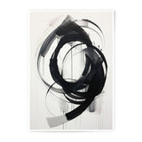 Abstract Photographic Print, Black and White Wall Art, Modern Art Print, Contemporary Home Decor, Minimalist Photography, Brush Strokes - Tawshia