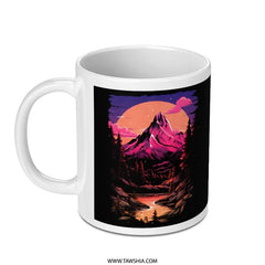 Scenic Mountain Landscape Artistic Mug product