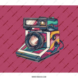 Retro Camera Backpack, Vintage Camera Bag, Photography Lover Gift, Unique Backpack, Stylish Backpack, College Backpack, School Backpack - Tawshia