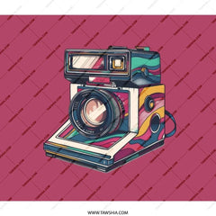 Retro Camera Backpack, Vintage Camera Bag, Photography Lover Gift, Unique Backpack, Stylish Backpack, College Backpack, School Backpack - Tawshia