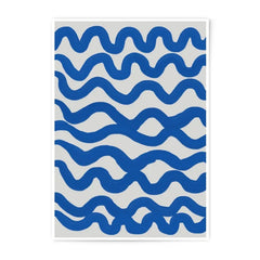 Blue Wave Photographic Print, Abstract Art Print, Minimalist Wall Art, Home Decor, Modern Art Print, Gallery Wall Art - Tawshia