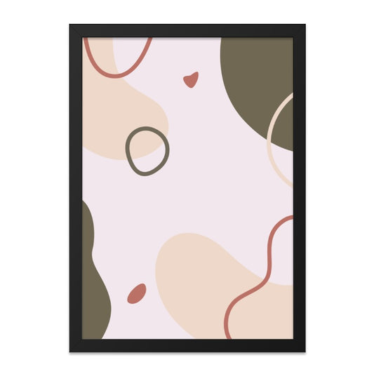 Abstract Shapes Wall Art, Minimalist Print, Neutral Tones, Modern Home Decor, Geometric Art Print, Trendy Wall Decor, Home Office Decor - Tawshia