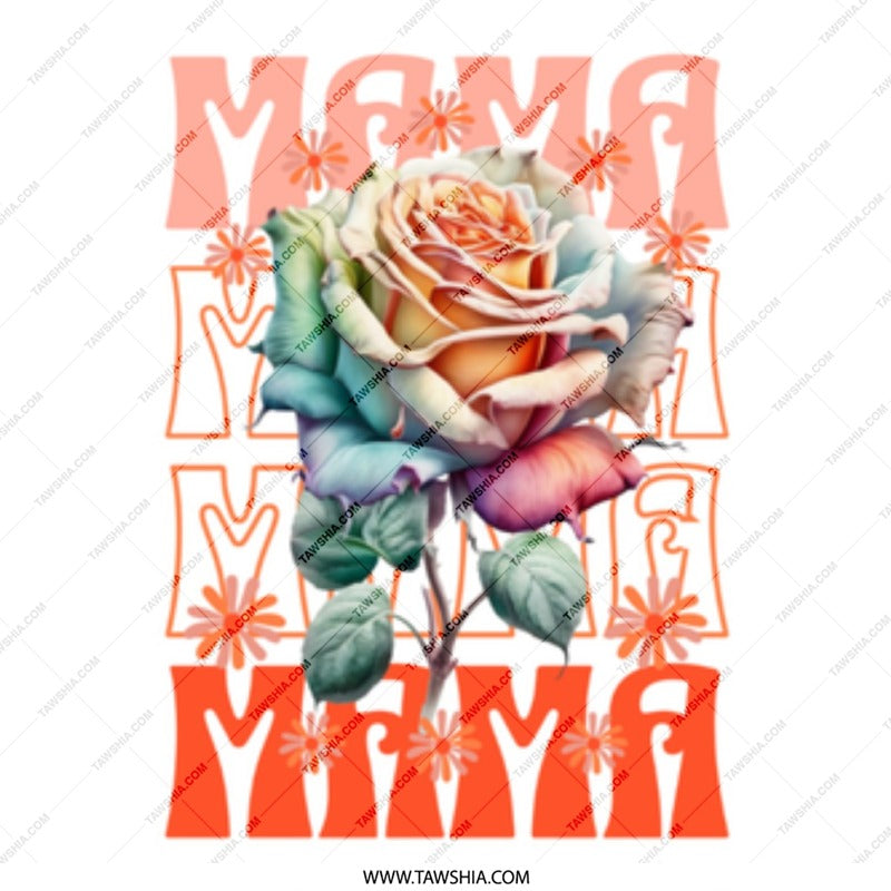 Colorful Mama Floral Graphic Artwork product