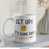 Get Up Its Game Day Mug, Sports Fan Gift, Baseball Basketball Hockey Mug, Sports Lover Mug, Game Day Coffee Mug, Motivational Mug - Tawshia